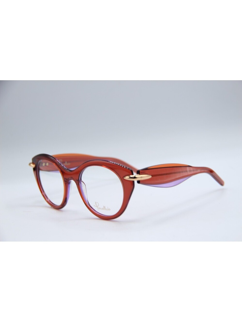Pomellato Pm0020O 004 Red Clear Authentic Eyeglasses 48-19-140